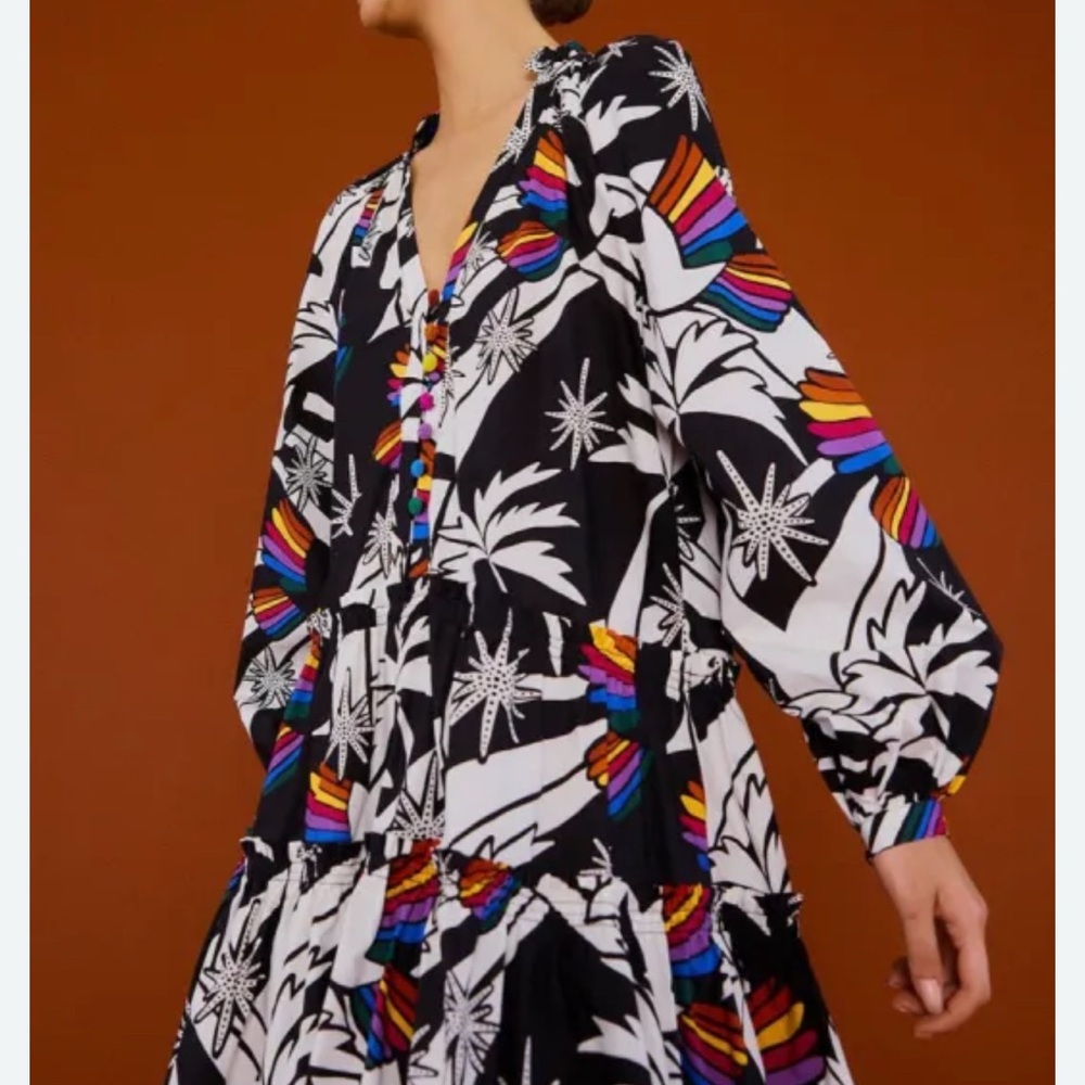 FARM Rio Toucan Mini Dress